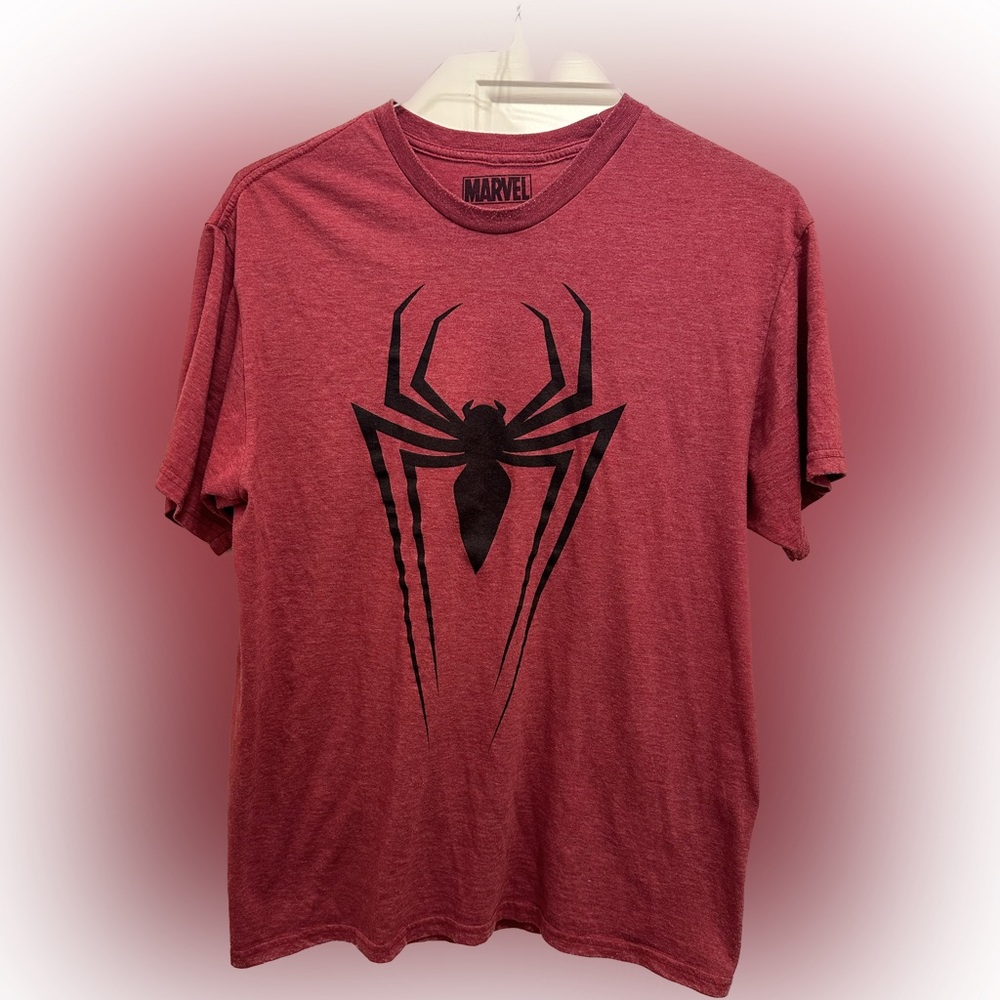 Marvel Ultimate Spiderman Video Game Comic T-Shirt Mens Size Large Red